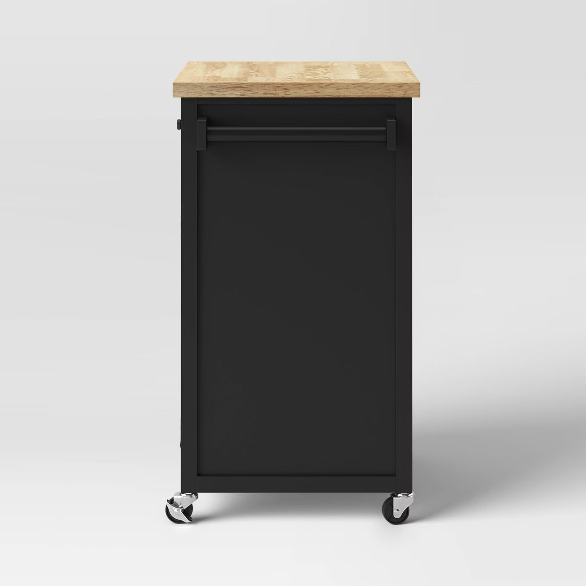 Kitchen Cart – Culinvaro Windham Wood Top Kitchen Cart - Black