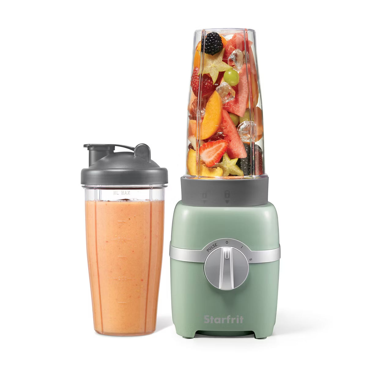 Personal Blender – Speed 300-Watt Electric Personal Blender with 2 Cups – Sage