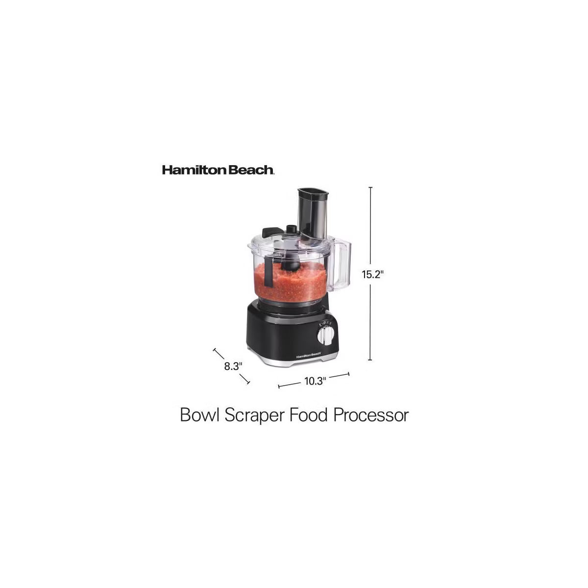 Food Processor – Bowl Scraper Food Processor – Black