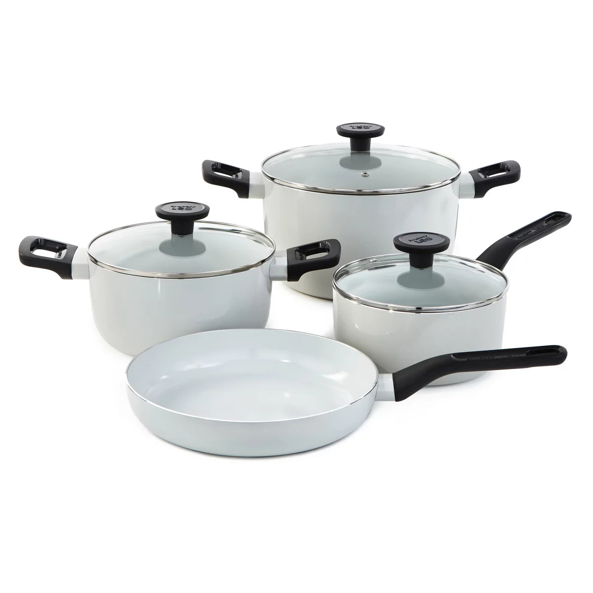 Cookware Set – Leo Glints Nonstick Ceramic 3Pc Cookware Set – 7Pc