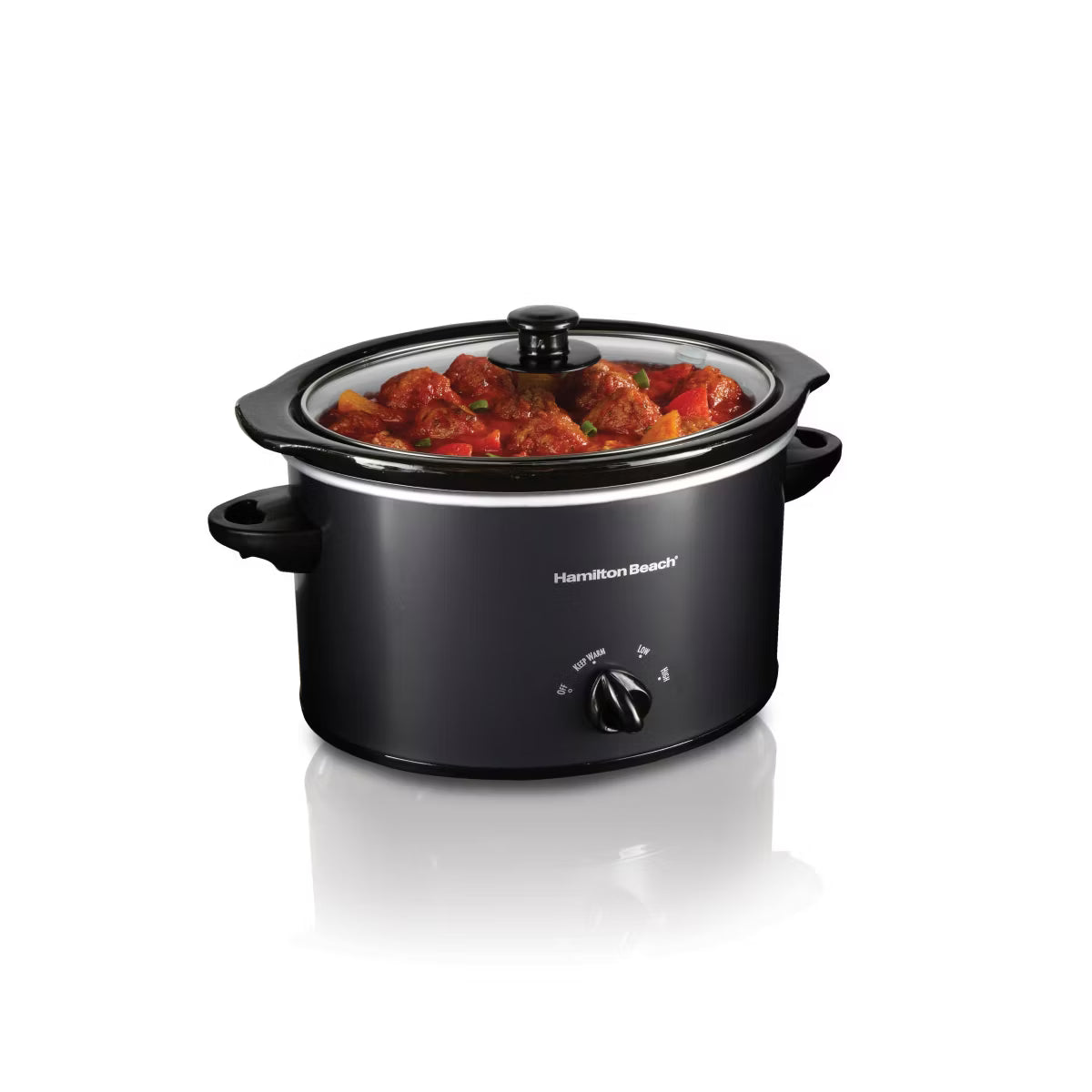 3qt Slow Cooker 33231: 3-Setting Small Appliance – Black