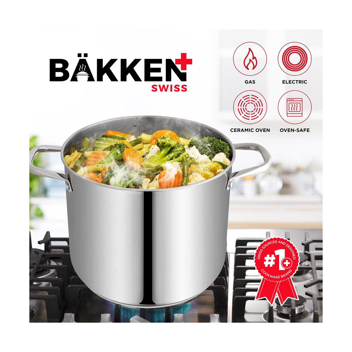 Stock Pot – Deluxe Stockpot – Silver