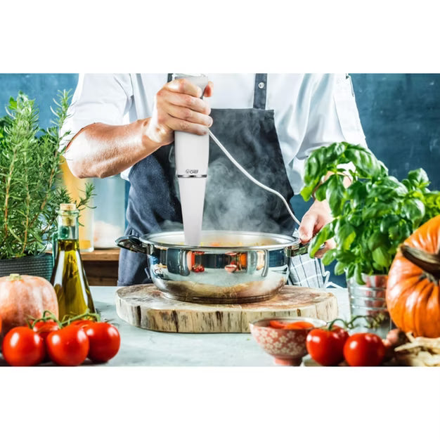 Immersion Blender – Purpose Hand Blender with 8 Speeds 500W – White