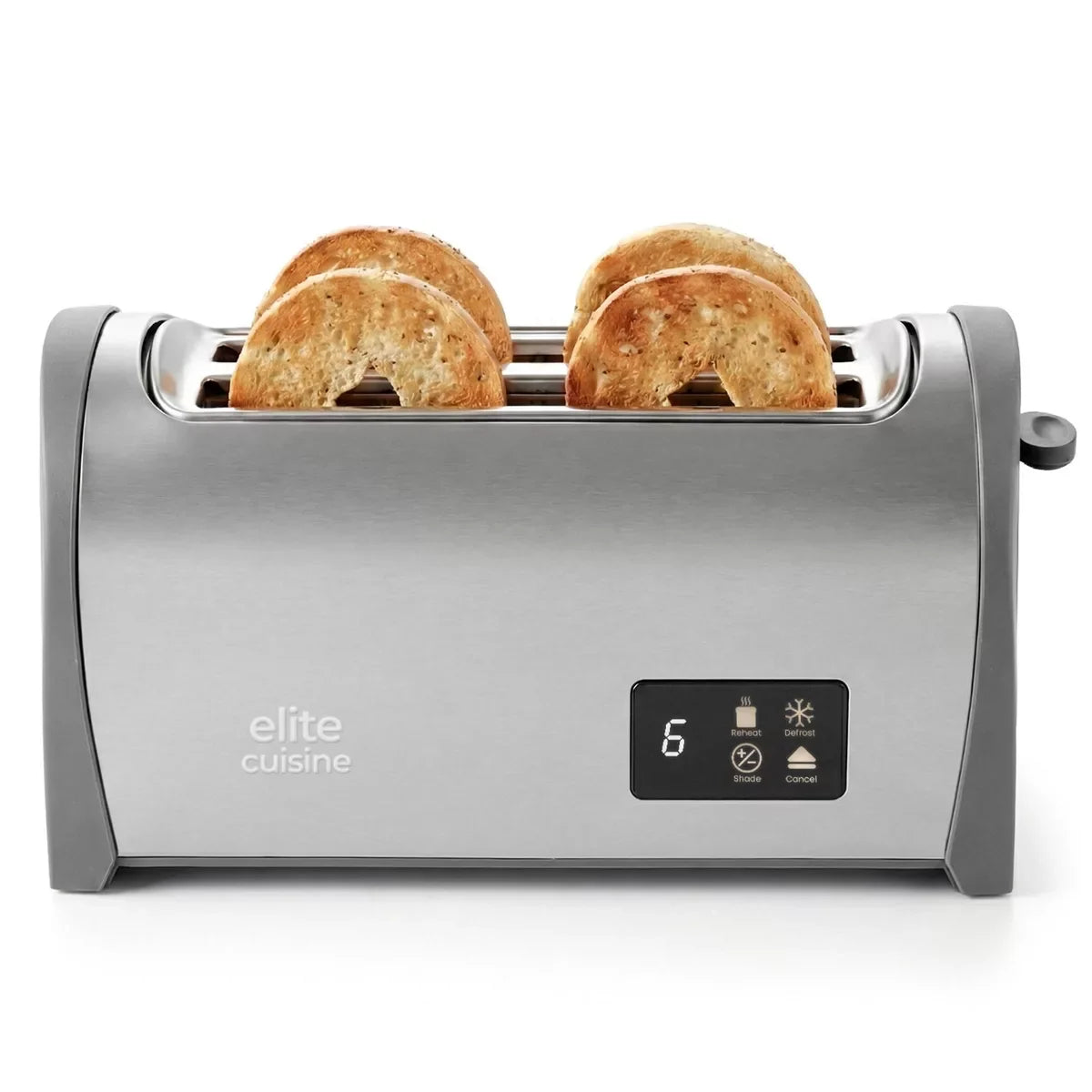 Toaster – 4 Slice Toaster Long Slot Stainless – Silver