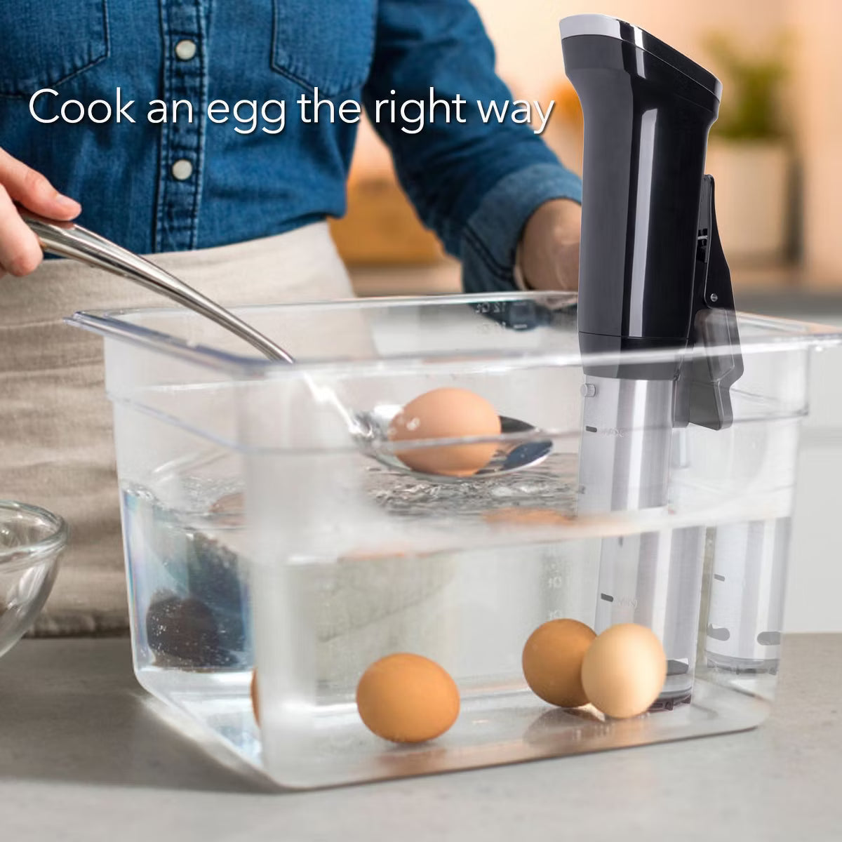 Slow Cooker – Precision Cooker 1000W - Advanced Cooking Appliance with App – White