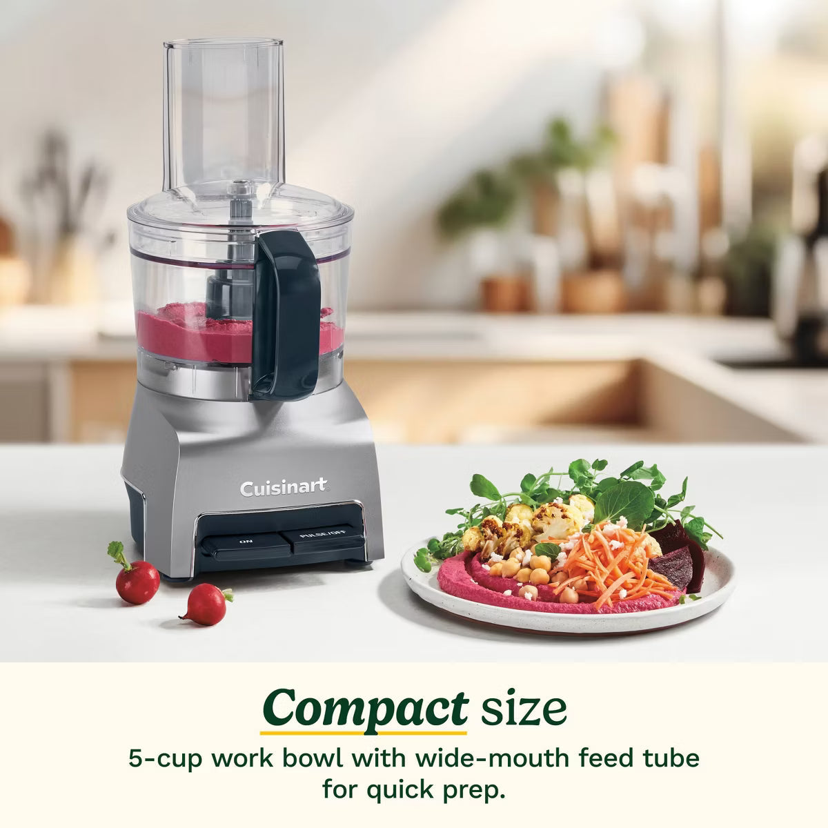 Food Processor – Shred 5 Cup Food Processor FP-5 – Gray