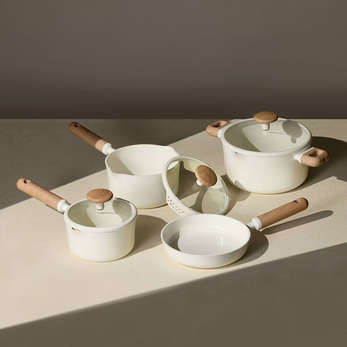Cookware Set – 11pc Ceramic Nonstick Cookware Set 4.44 out of 5 stars – Cream