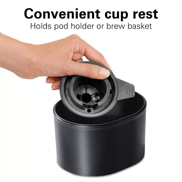 Single-Serve Coffee Maker – lexbrew Single-Serve Hot/Iced Coffee Maker 49921: Cup & Ground Coffee – Black