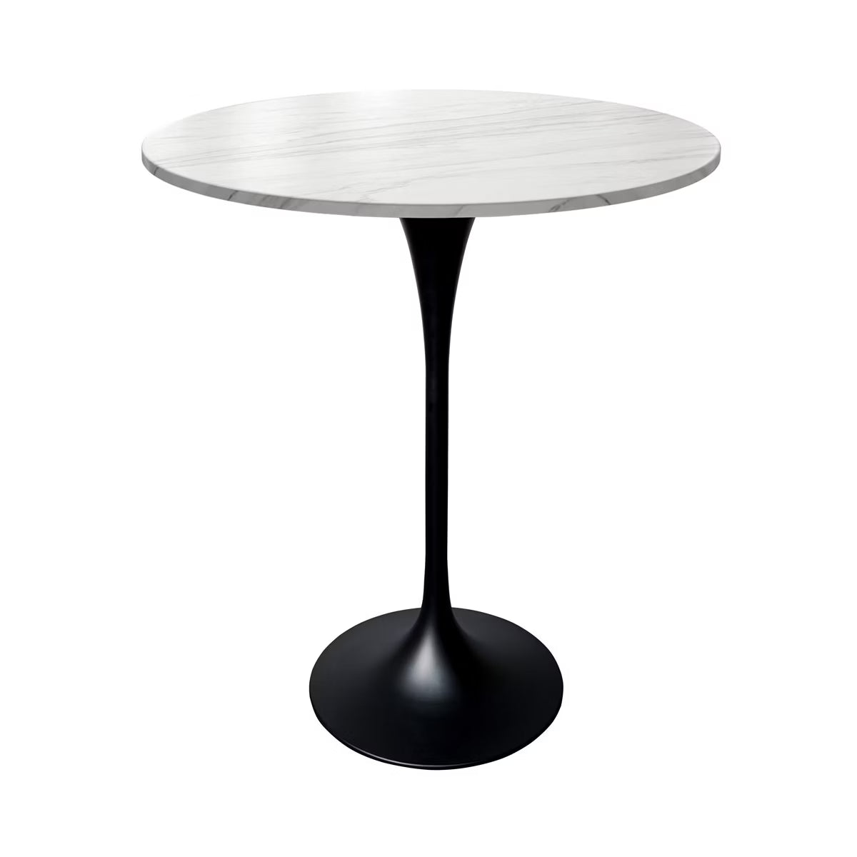 Verve 27" Round Bar Height Dining Table, Sintered Stone Top,
