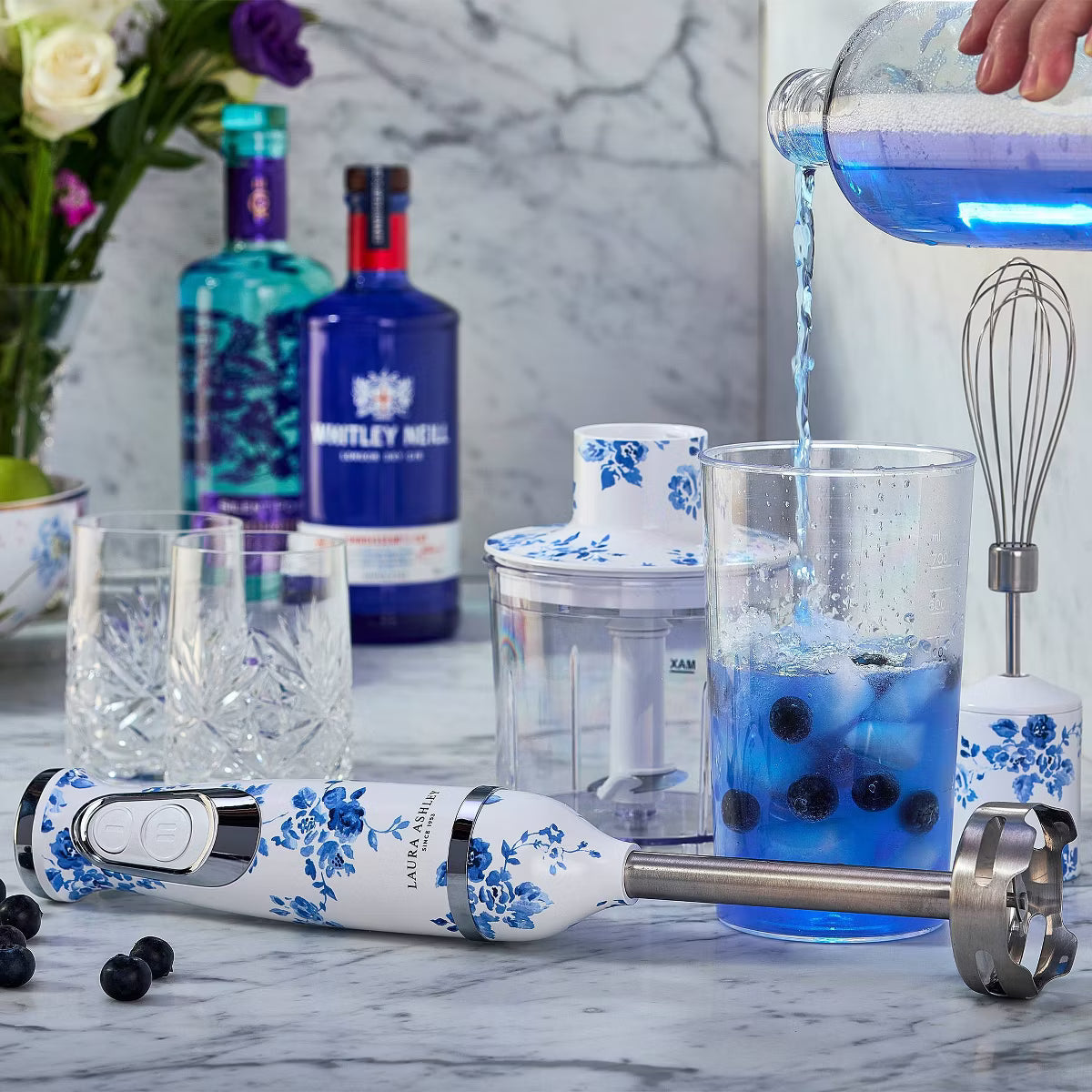 Immersion Blender – Hand Blender Rose: 500W, 2 Speeds, Plastic, 23.6 Volume – Rose
