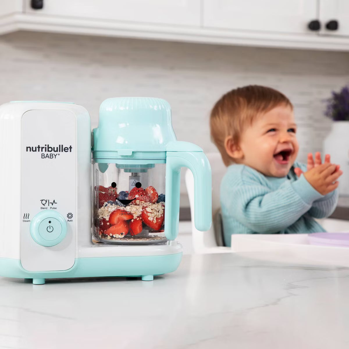 Bottle Warmer – Baby Steam and Blend Food Processor – White
