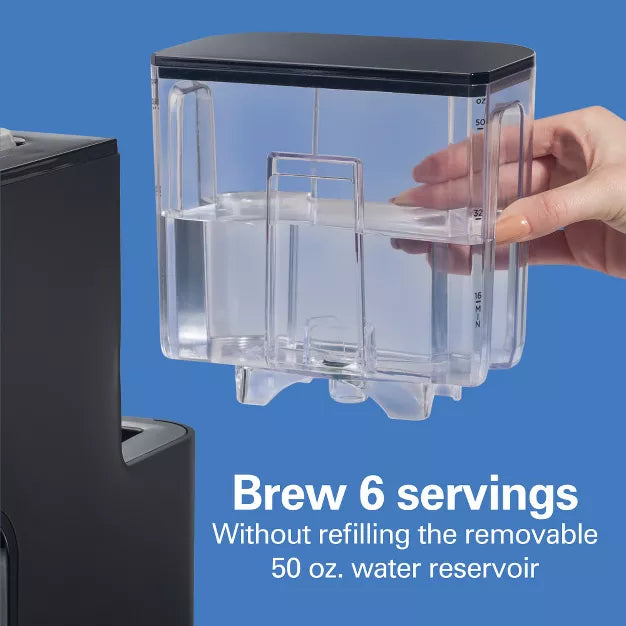 Single-Serve Coffee Maker – lexbrew Single-Serve Hot/Iced Coffee Maker 49921: Cup & Ground Coffee – Black