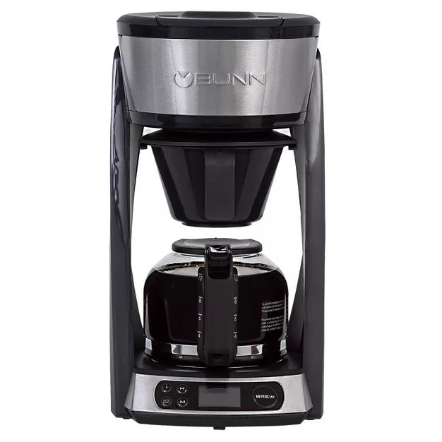 Drip Coffee Maker – Heat N' Brew 10 Cup Programmable Coffee Maker – Black