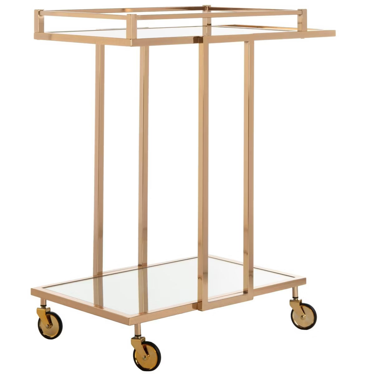 Bar Cart – Culinvaro Capri 2 Tier Rectangle Bar Cart - BCT8003A