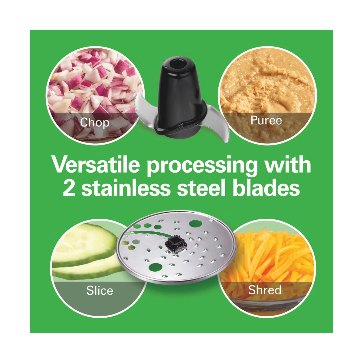 Food Processor – Bowl Scraper Food Processor – Black
