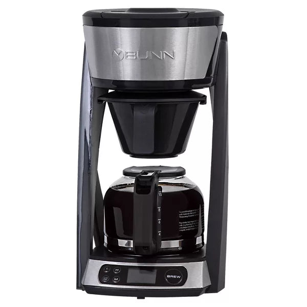 Drip Coffee Maker – Heat N' Brew 10 Cup Programmable Coffee Maker – Black