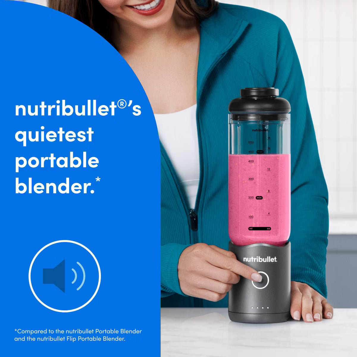 Personal Blender – Flex Portable Blender – White