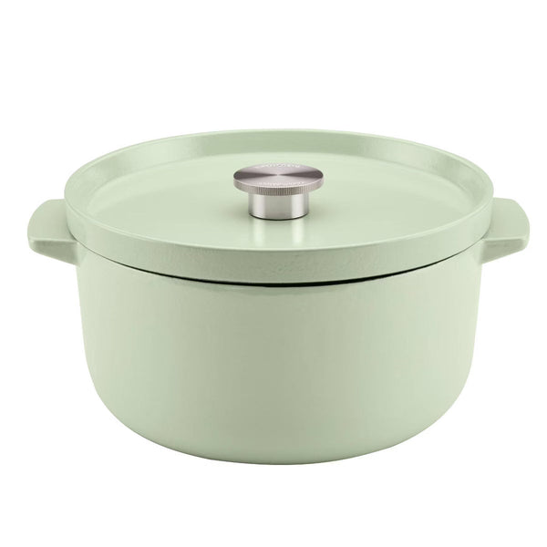Dutch Oven – 6qt Enameled Cast Iron Induction Dutch Oven Pistachio: – Green