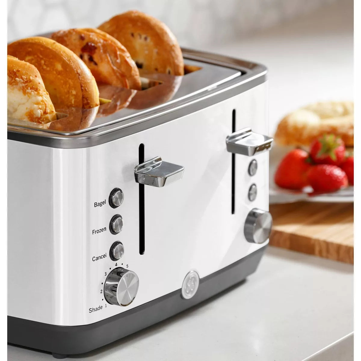Toaster – 4 Slice Toaster – White