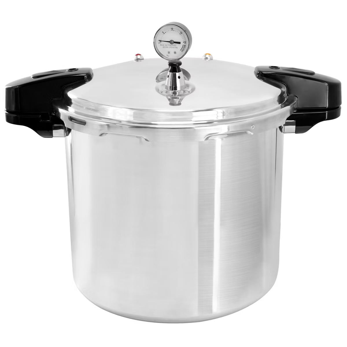 Pressure Cooker – f 24 Quart Large Capacity Aluminum Stovetop Pressure Cooker – White