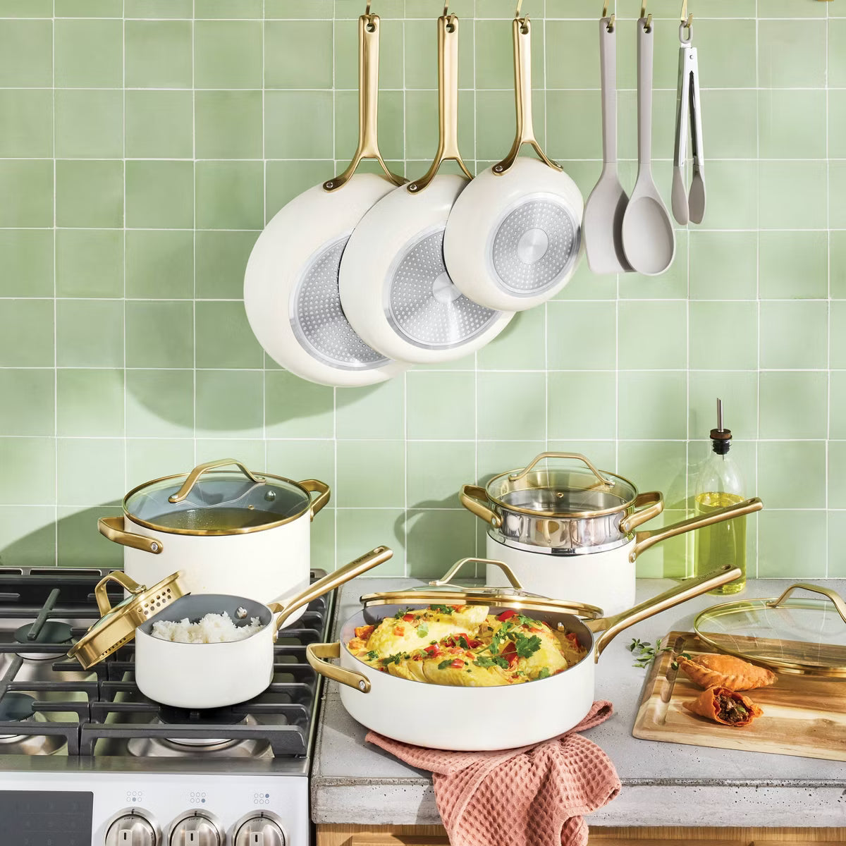 Cookware Set – 16pc Nonstick Ceramic Coated Aluminum Cookware Set