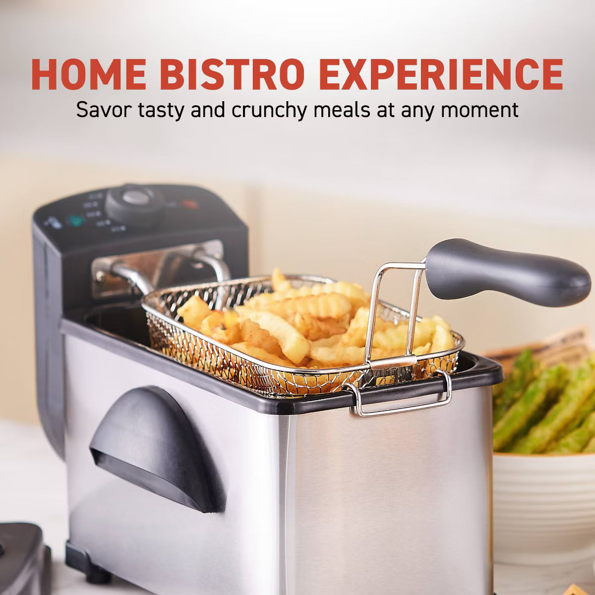 Deep Fryer – 2qt Deep Fryer - – Silver