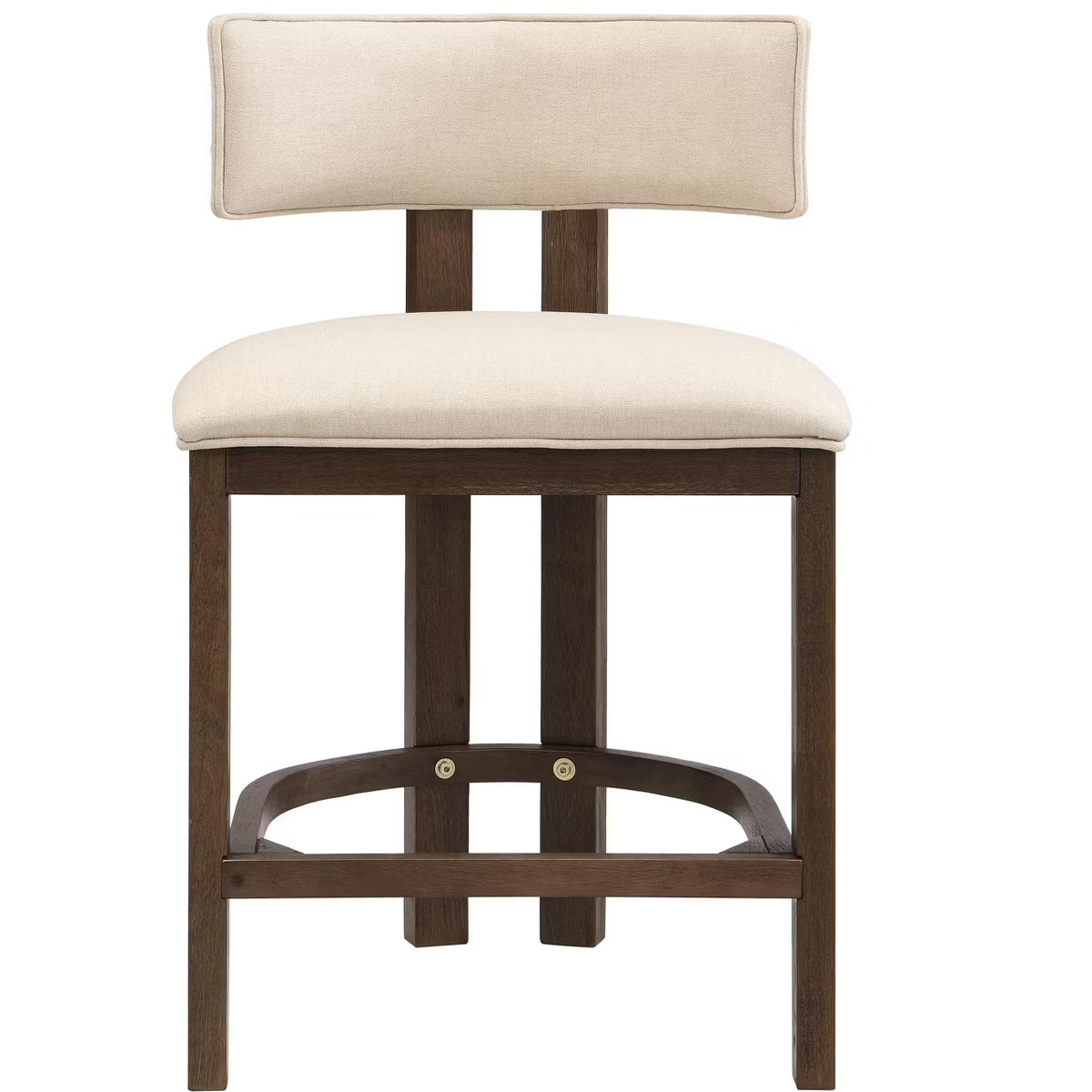 Dining Chair – Culinvaro Johnson 3 Piece Farmhouse Rubberwood Upholstered Counter Height Dining Chairs with Fluted Table
