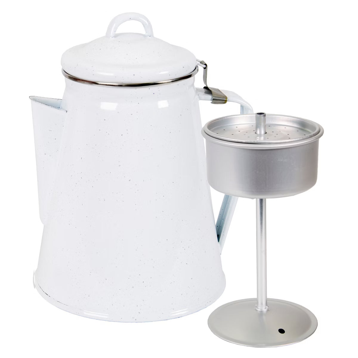 Percolator – Culinvaro Enamel Percolator Coffee Pot 8 Cup - White