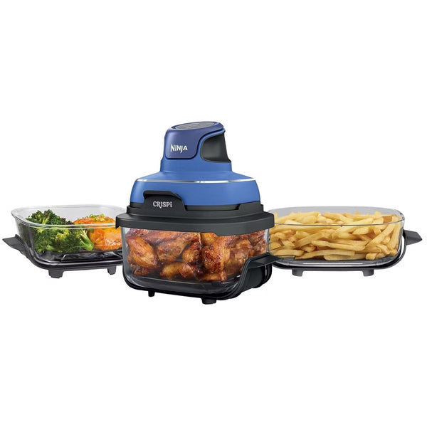Air Fryer – CRISPi 5-in-1 Portable Glass Air Fry Cooking System – Blue