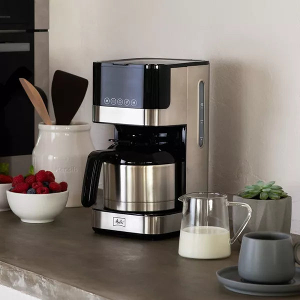 Drip Coffee Maker – Aroma Tocco 8c Drip Coffeemaker with Thermal Carafe – Black And Silver