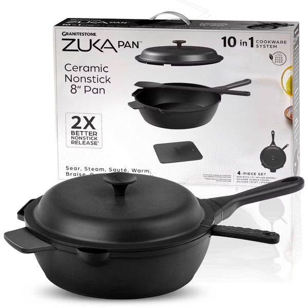 Frying Pan – Zuka Everyday Pan 8" Nonstick Multi – Black