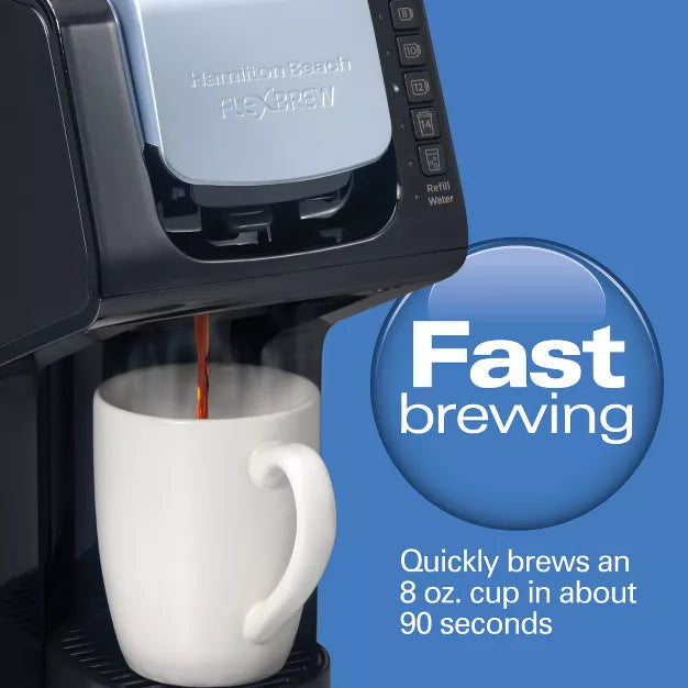 Single-Serve Coffee Maker – lexbrew Single-Serve Hot/Iced Coffee Maker 49921: Cup & Ground Coffee – Black