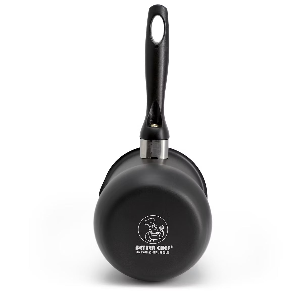 0.45 Quart Aluminum Nonstick Turkish Coffee Warmer in Black with Cool Touch Handle