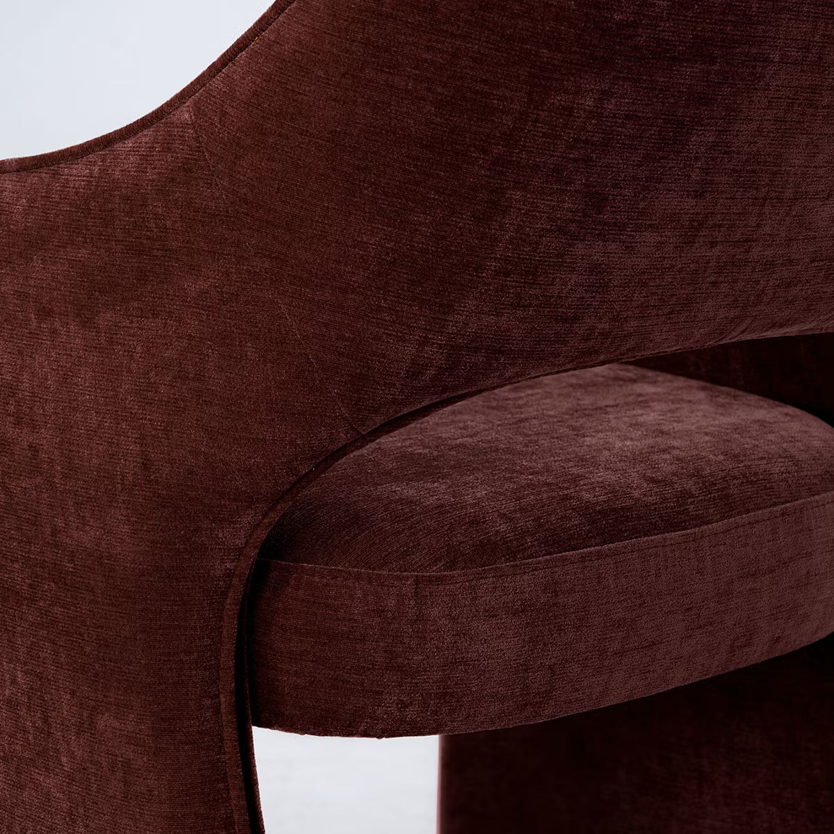 Modern Dining Chairs Set of 6, Fully Upholstered Brie Chenille Kitchen Chairs
