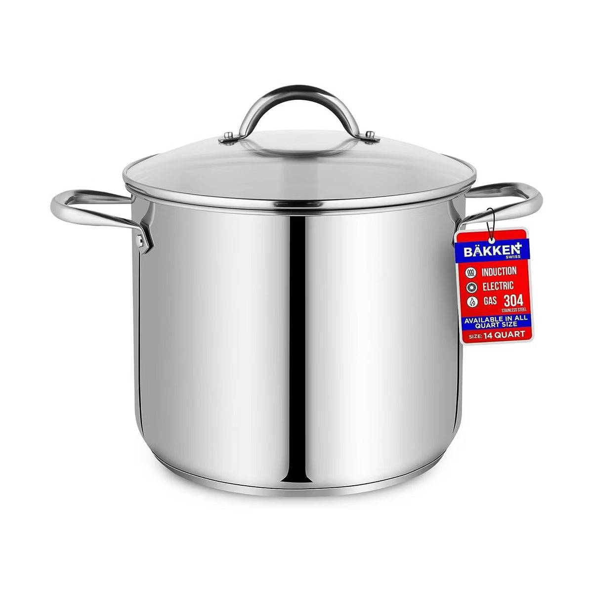 Stock Pot – Deluxe Stockpot – Silver