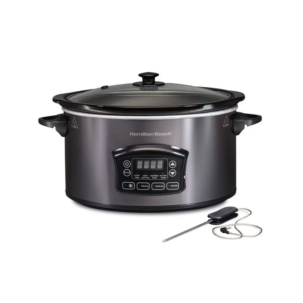 Slow Cooker – 6Qt Probe Slowcooker 33768 – Gray