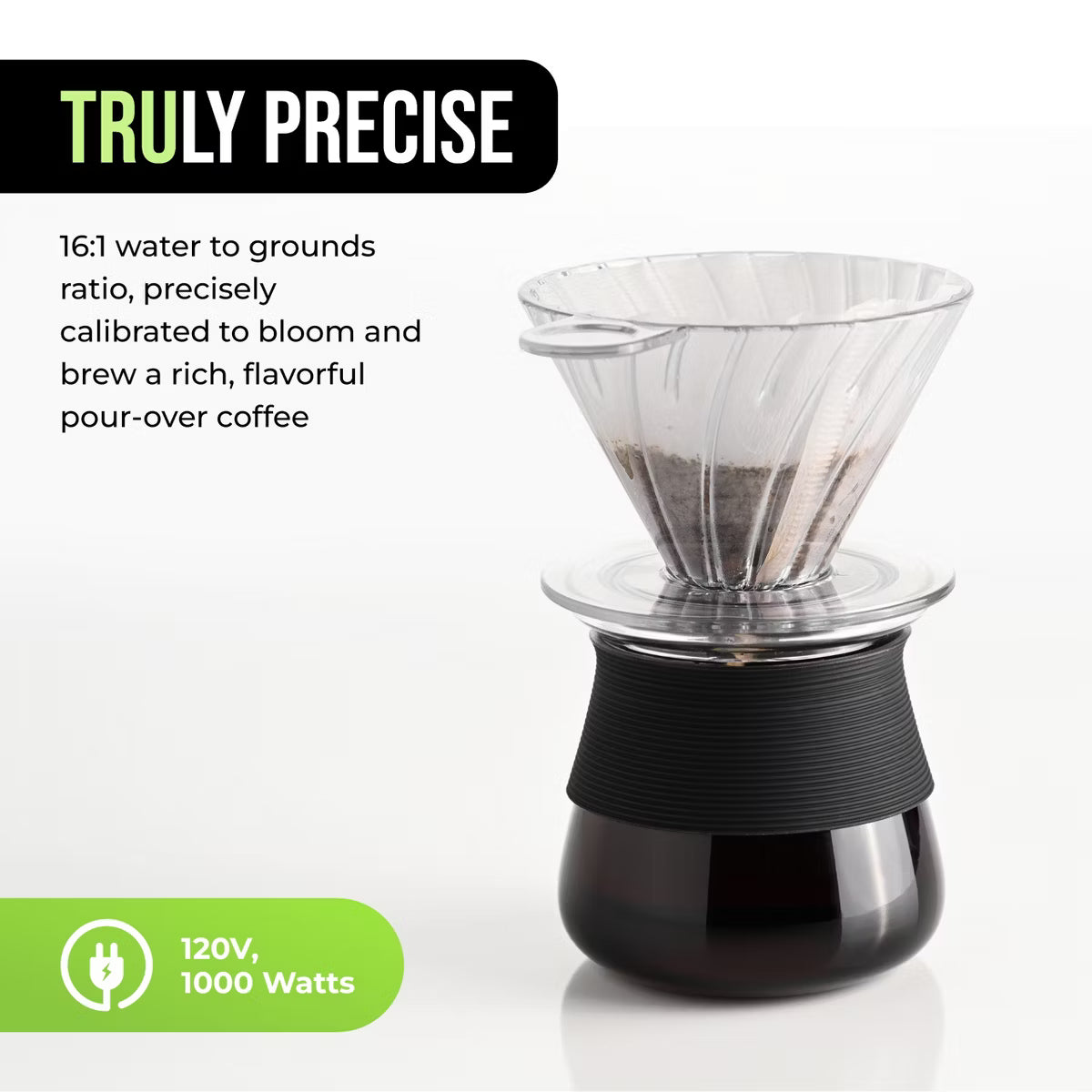 Coffee Maker – Culinvaro Automatic Pour Over Digital Control Coffee Maker with Optimized Brew Program