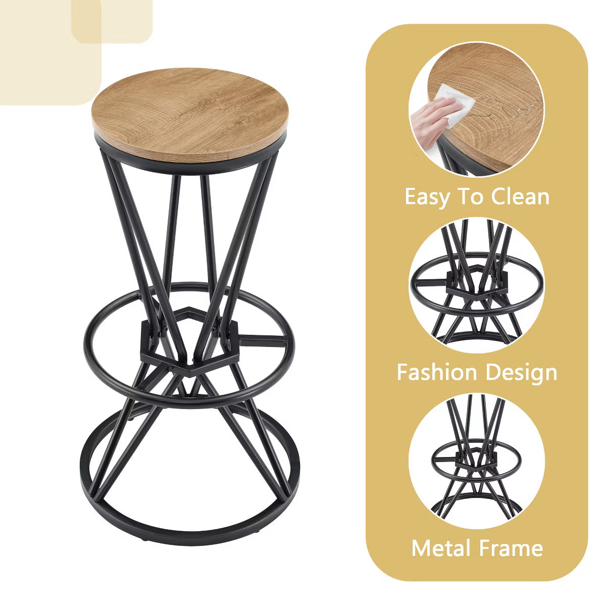 Dining Set – Culinvaro 3-Piece Bar Height Dining Set