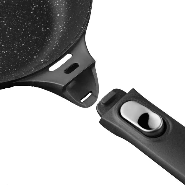 Cookware Set – 5Pc Cast Aluminum Non-stick Starter Cookware Set – Black