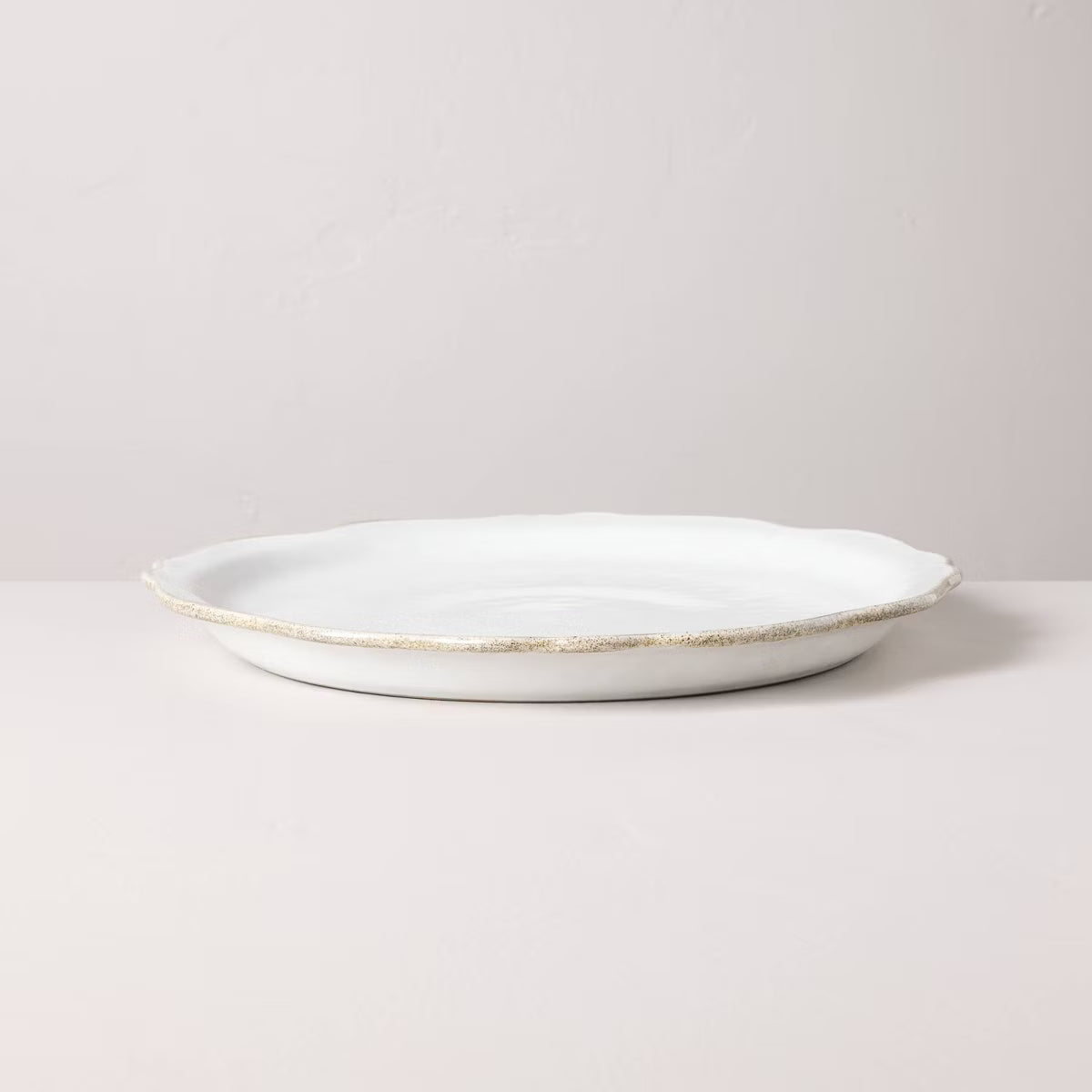 Dinner Plate – Culinvaro Carved Edge Dinner Plate Cream