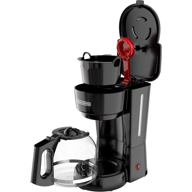 Drip Coffee Maker – 12-Cup Coffee Maker with Easy On/Off Switch – Black