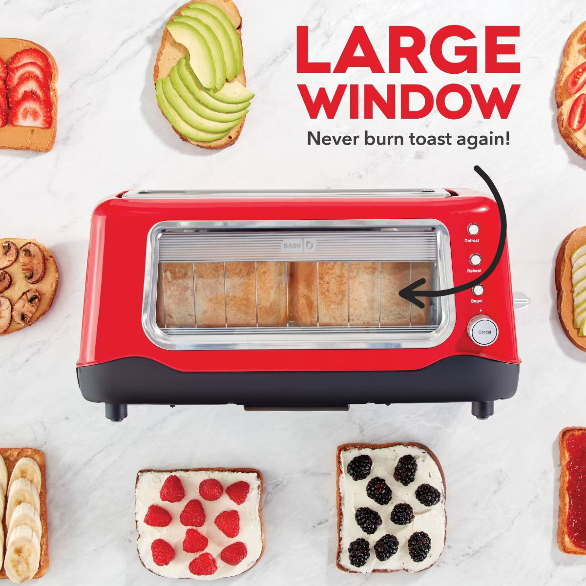 Toaster – View Toaster – Red