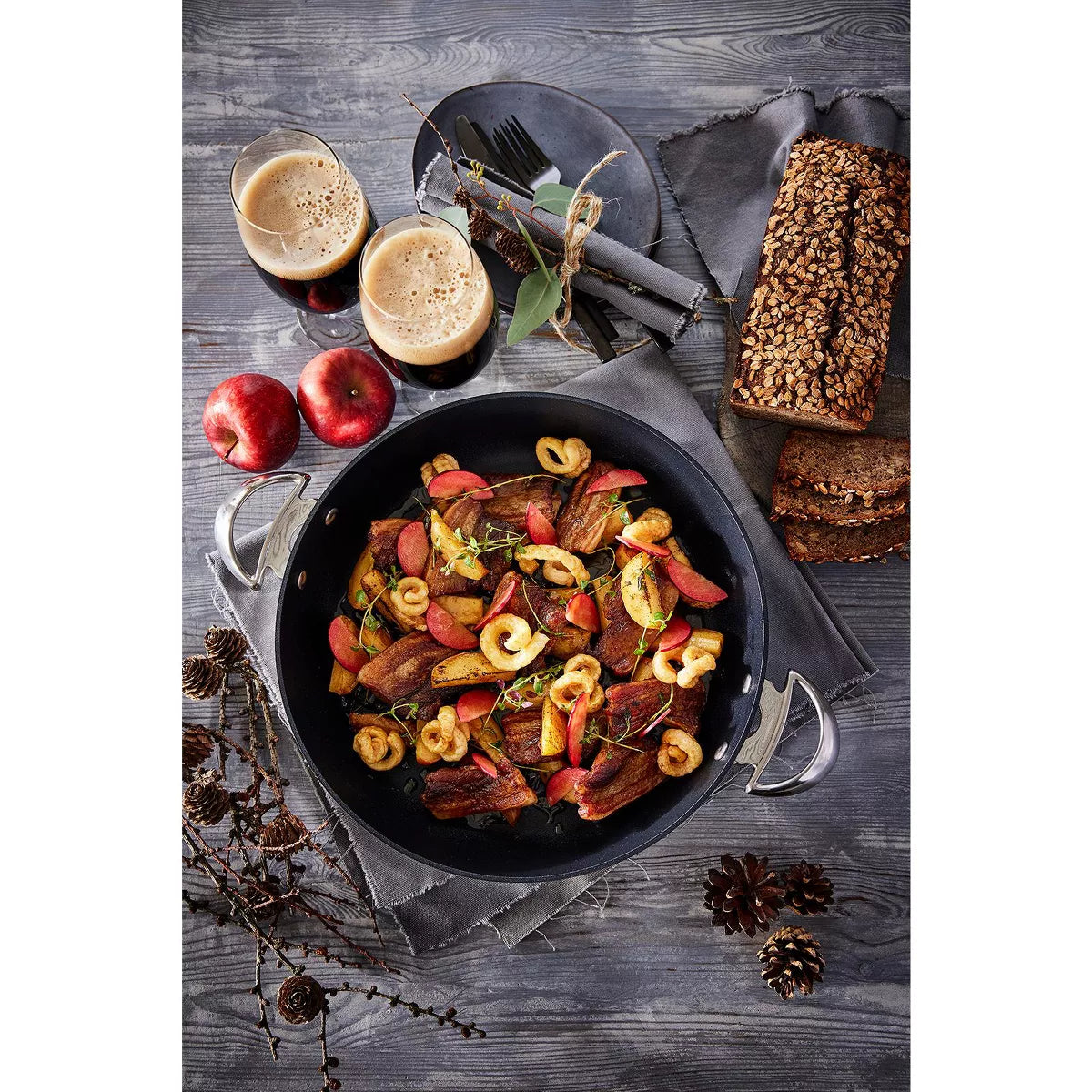Saucepan – Haptiq Nonstick 2 Qt. – Silver