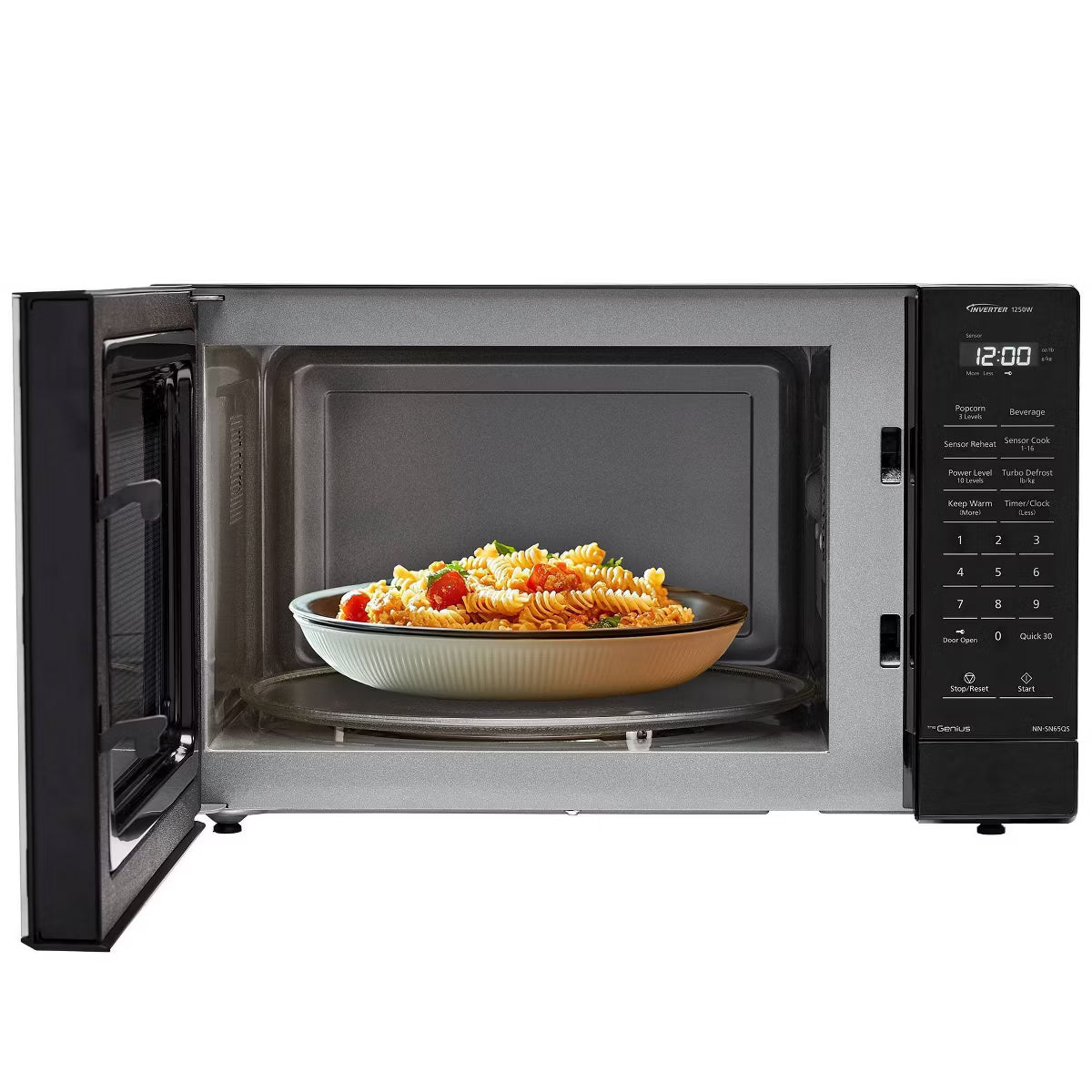 Microwave Oven – 1.2 cu ft Inverter Microwave – Black