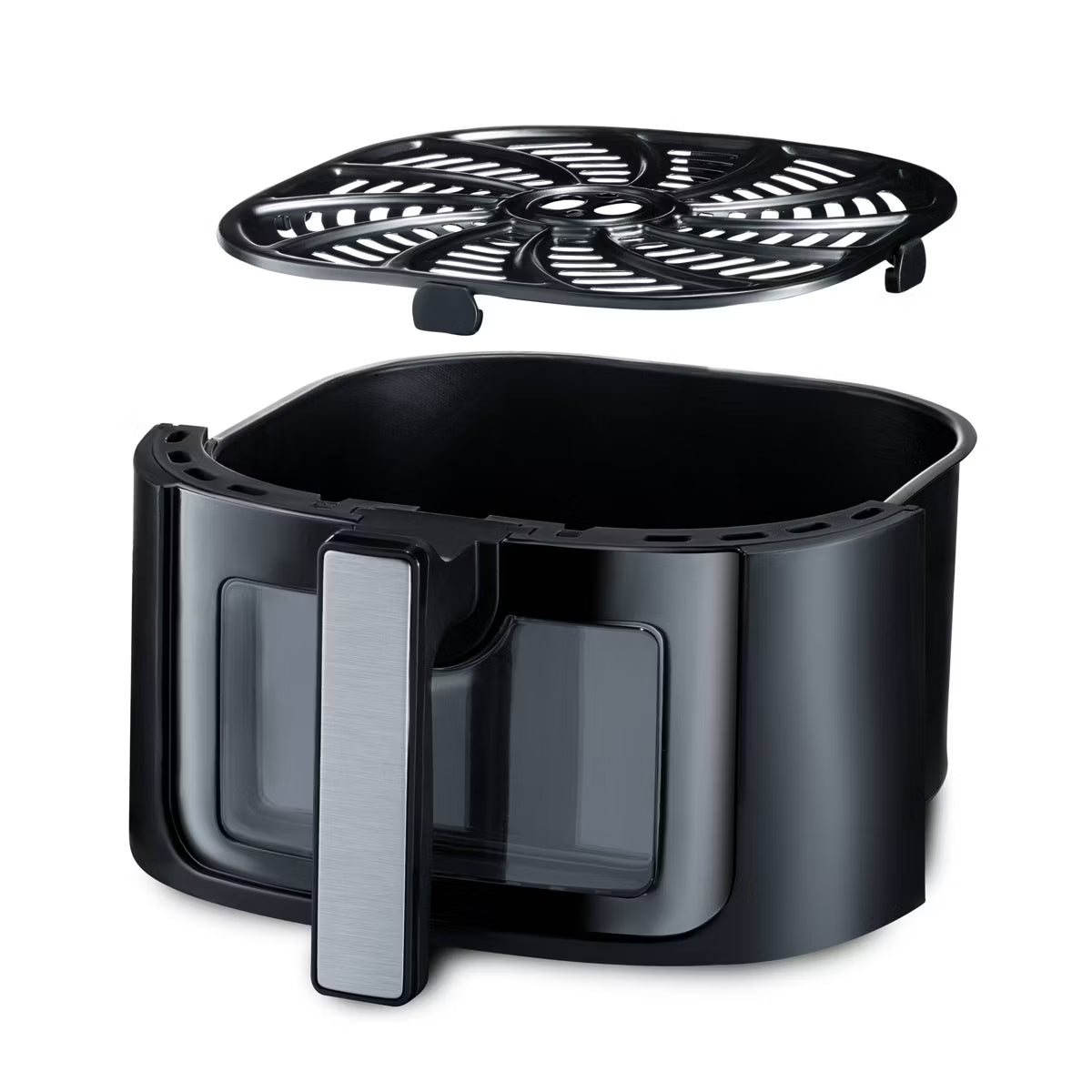 Air Fryer – 6qt Digital Window Air Fryer with 12 Presets – Black