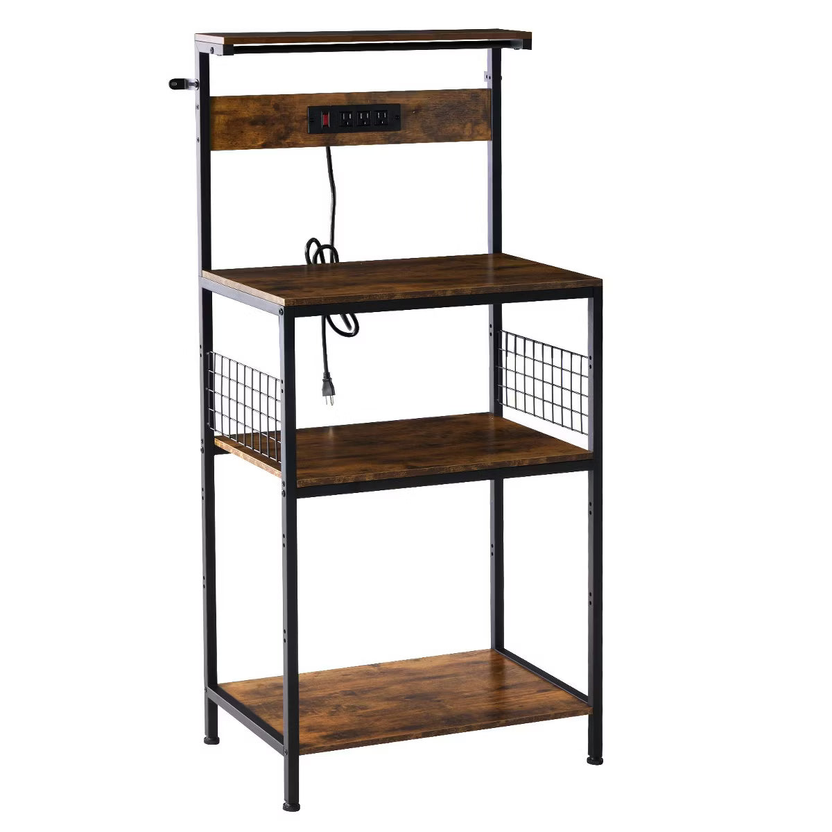 Baking Rack – Culinvaro 3-Tier Kitchen Baking Rack – Heavy-Duty Steel Microwave Oven Stand