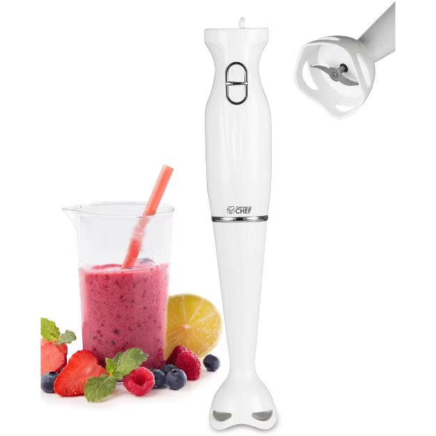 Immersion Blender – Purpose Hand Blender with 8 Speeds 500W – White