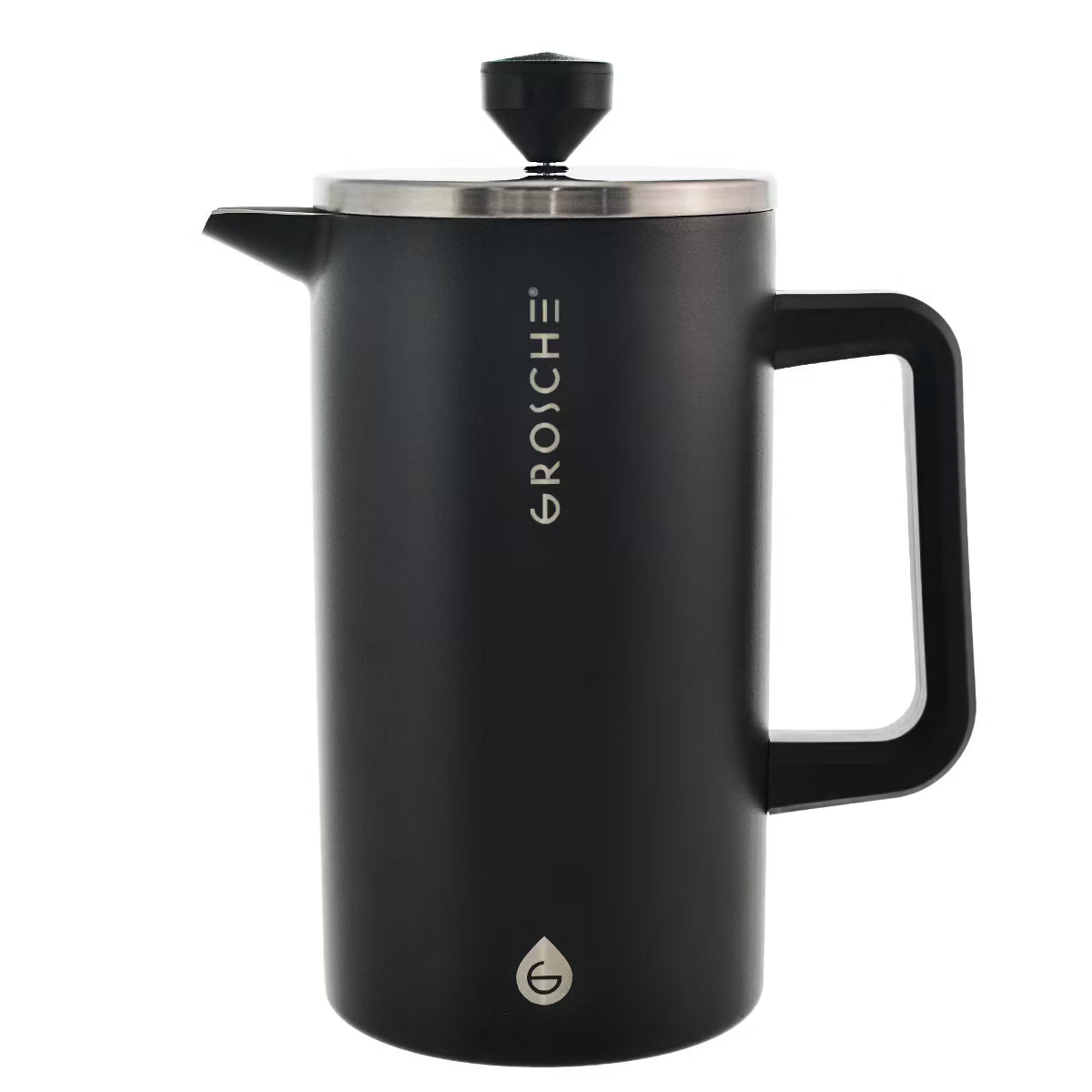 French Press – Culinvaro Stainless Steel Double Wall Insulated French Press, 34 fl oz. Capacity