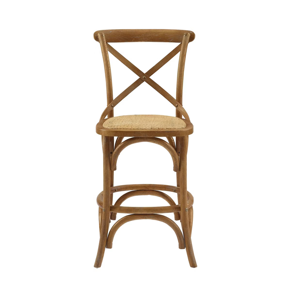 Roxy Wash Upholstery Counter Height Barstool Gray