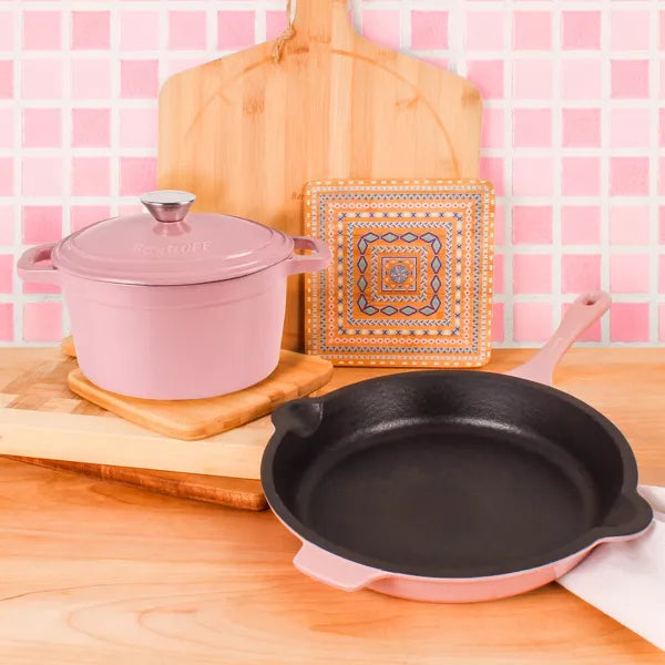 Cookware Set – Neo 3Pc Cast Iron Cookware Set – Oyster